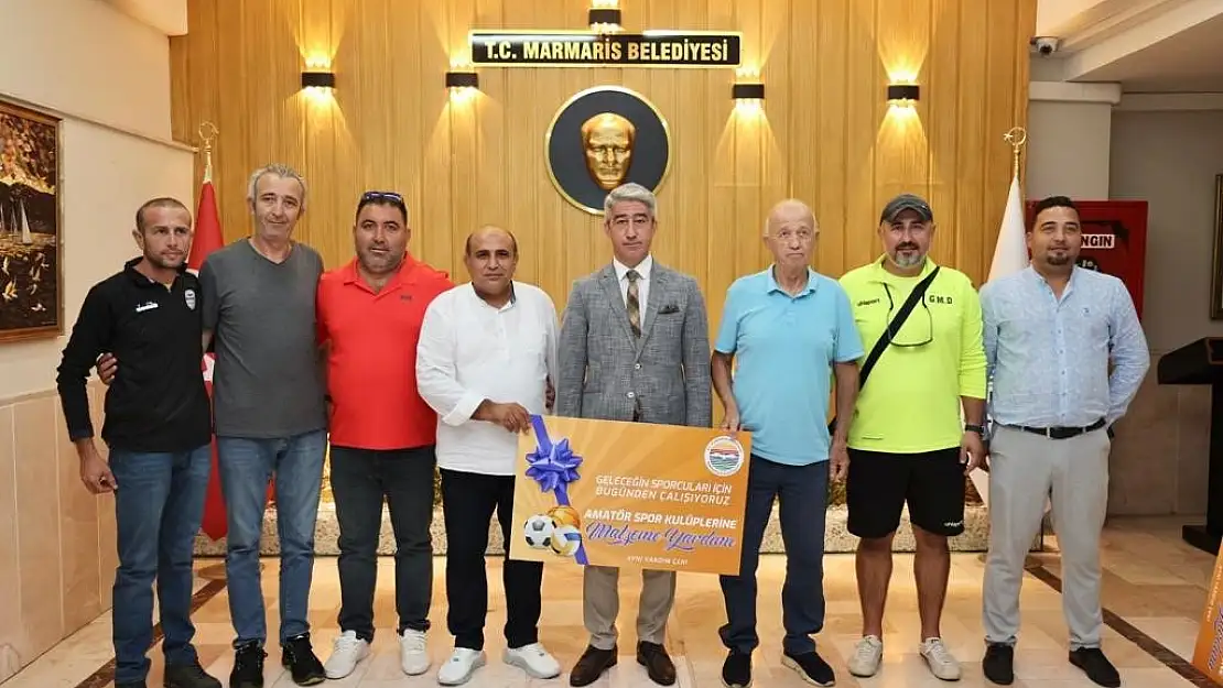 MARMARİS BELEDİYESİ KLÜPLERE DESTEK OLUYOR
