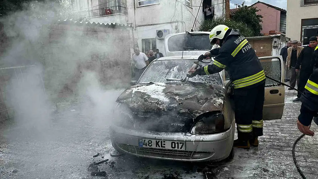 LPGLİ ARAÇTA ÇIKAN YANGIN MİLAS'I KORKUTTU