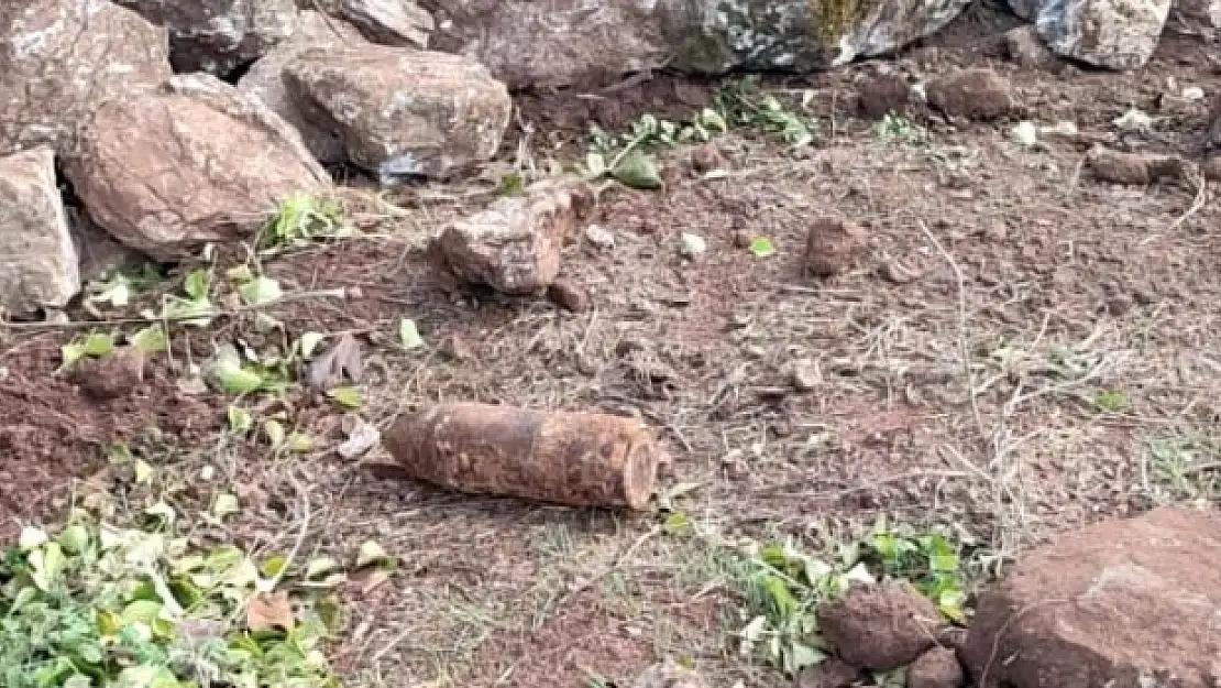 İNŞAAT KAZISINDA HAVAN TOPU PANİĞİ