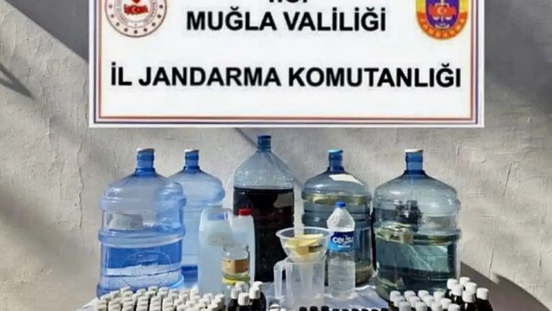 MARMARİS 105 LİTRE SAHTE ALKOL ELE GEÇİRDİ