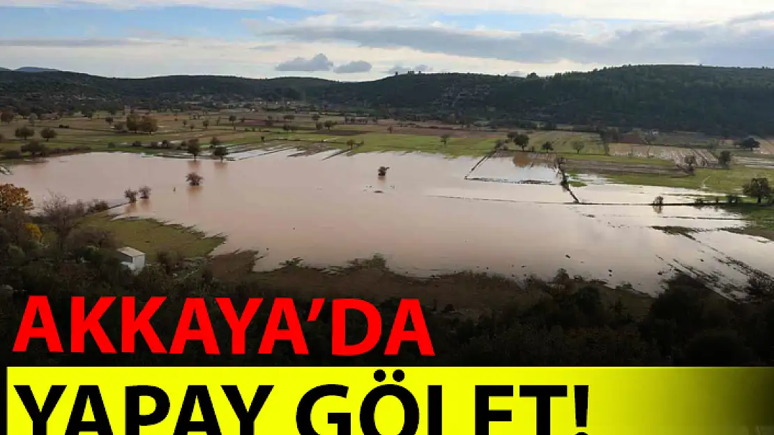 AKKAYA'DA YAPAY GÖLET!