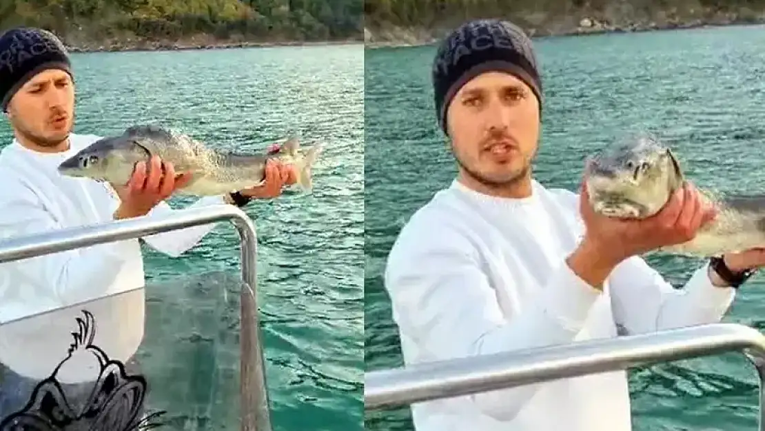 2 MİLYON TL'LİK BALIĞI DENİZE BIRAKTI