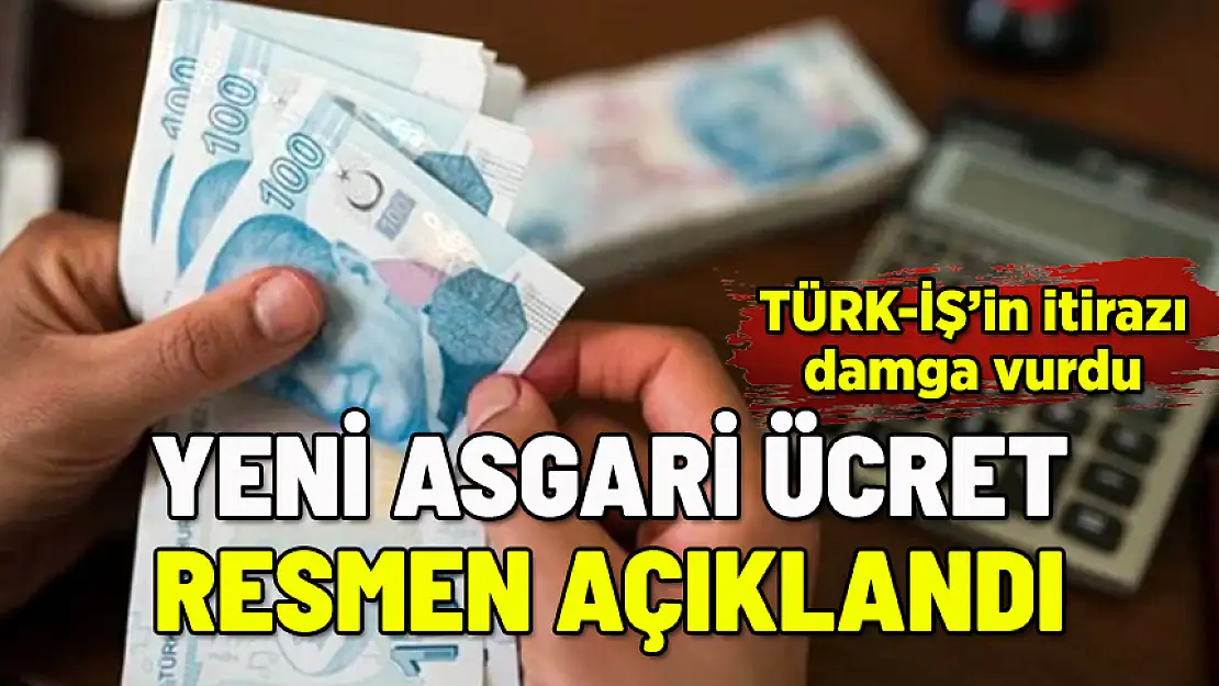 ASGARİ ÜCRET NE KADAR OLDU? BAKAN IŞIKHAN AÇIKLADI
