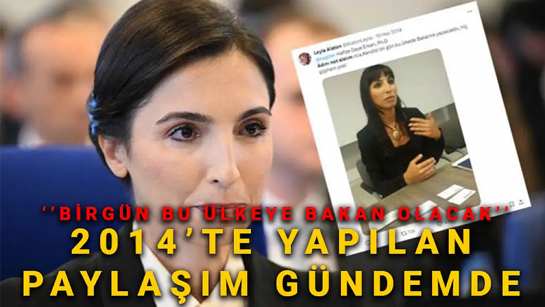 2014'TE YAPILAN PAYLAŞIM GÜNDEME KONU OLDU ''LİYAKATSİZLİKTEN TERK ETTİ''