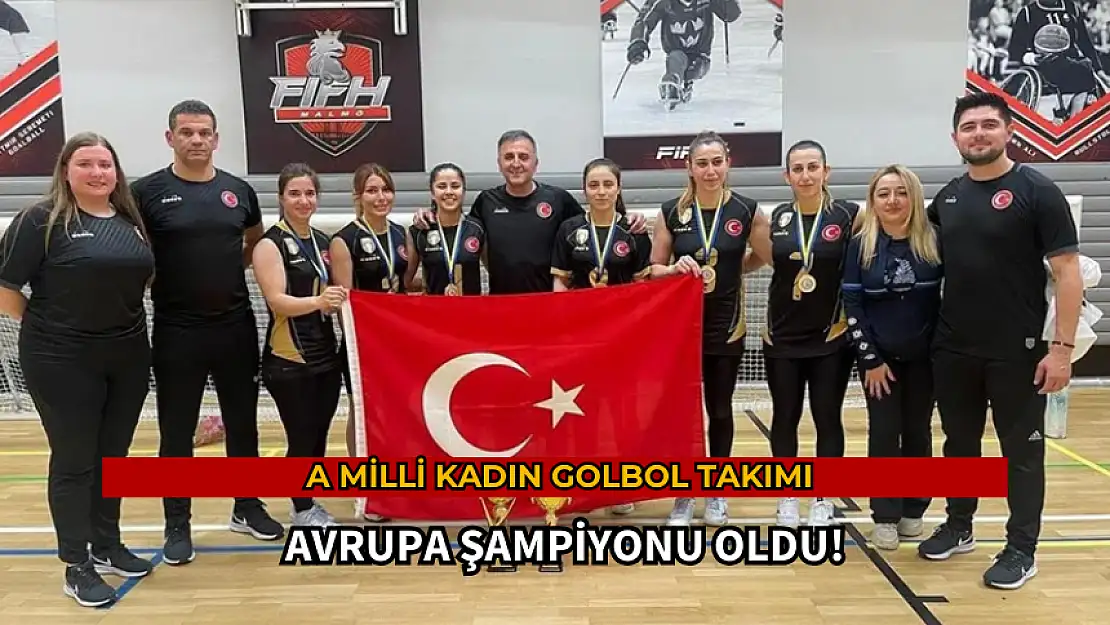 A MİLLİ KADIN GOLBOL TAKIMI AVRUPA ŞAMPİYONU!