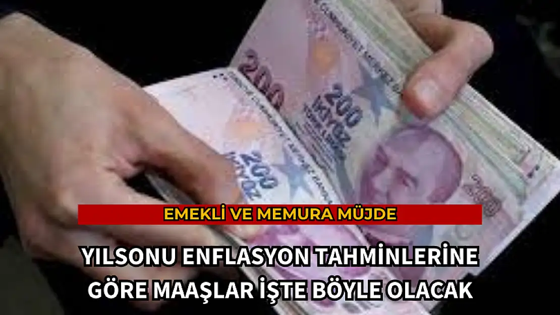 İŞTE MEMUR VE EMEKLİNİN ZAMLI MAAŞLARI