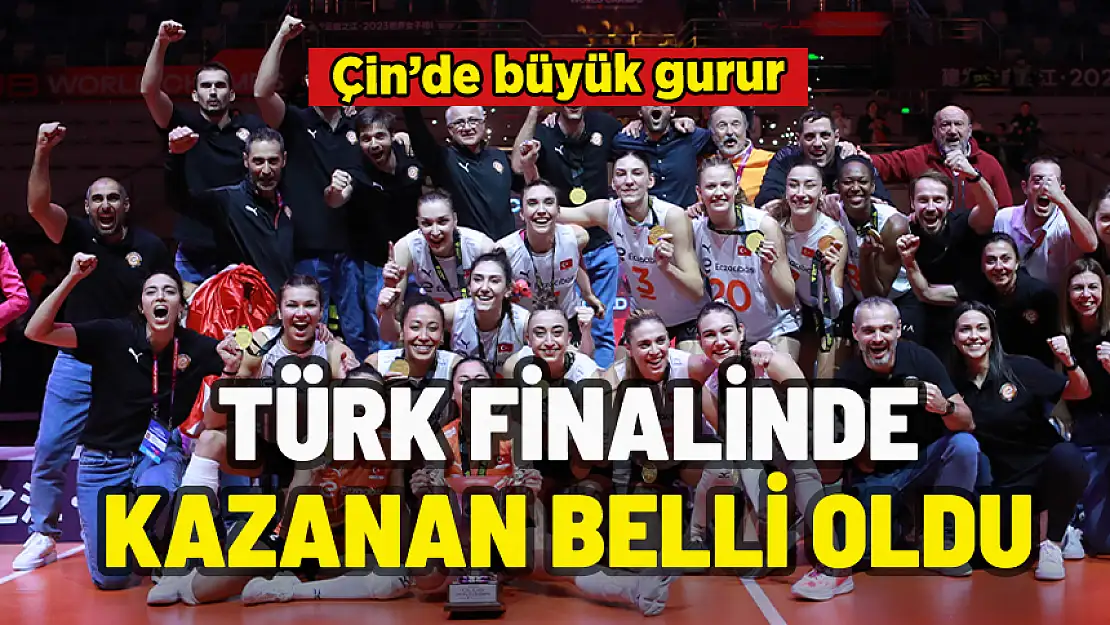 TÜRK FİNALİNDE KAZANAN BELLİ OLDU
