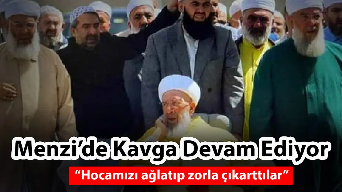 MENZİL'DE KAVGA DEVAM EDİYOR 'HOCAMIZI AĞLATIP ZORLA ÇIKARDILAR'