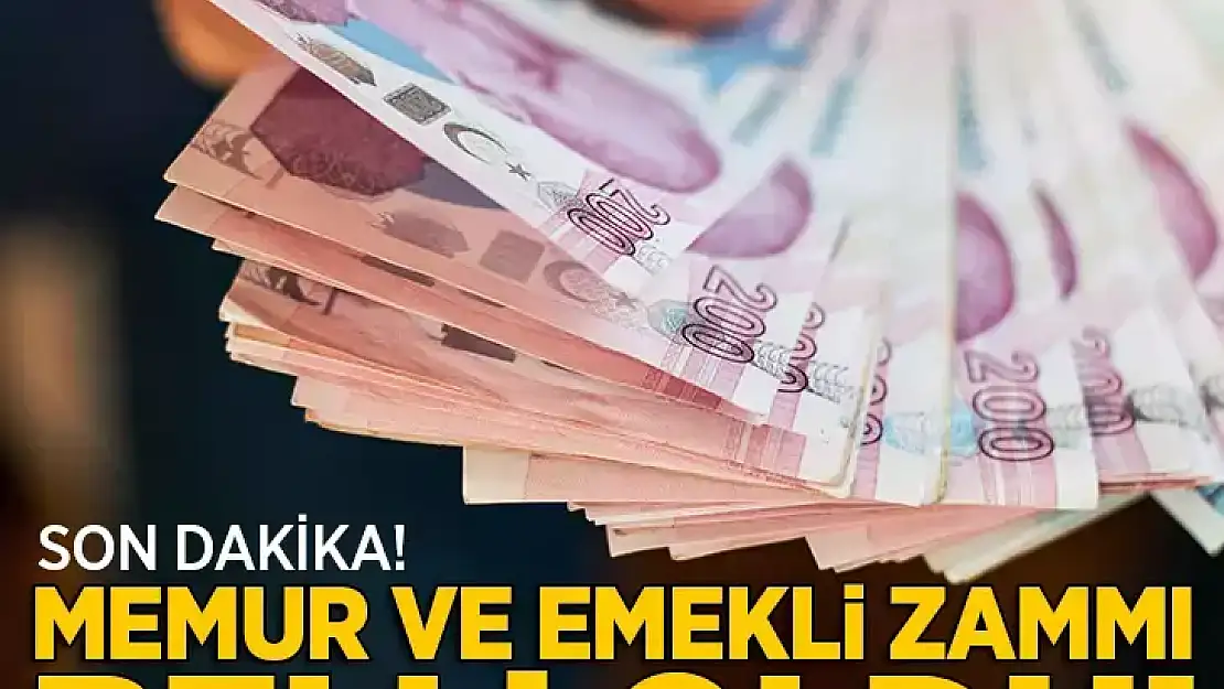 SON DAKİKA: MEMUR EMEKLİ ZAM ORANLARI BELLİ OLDU!