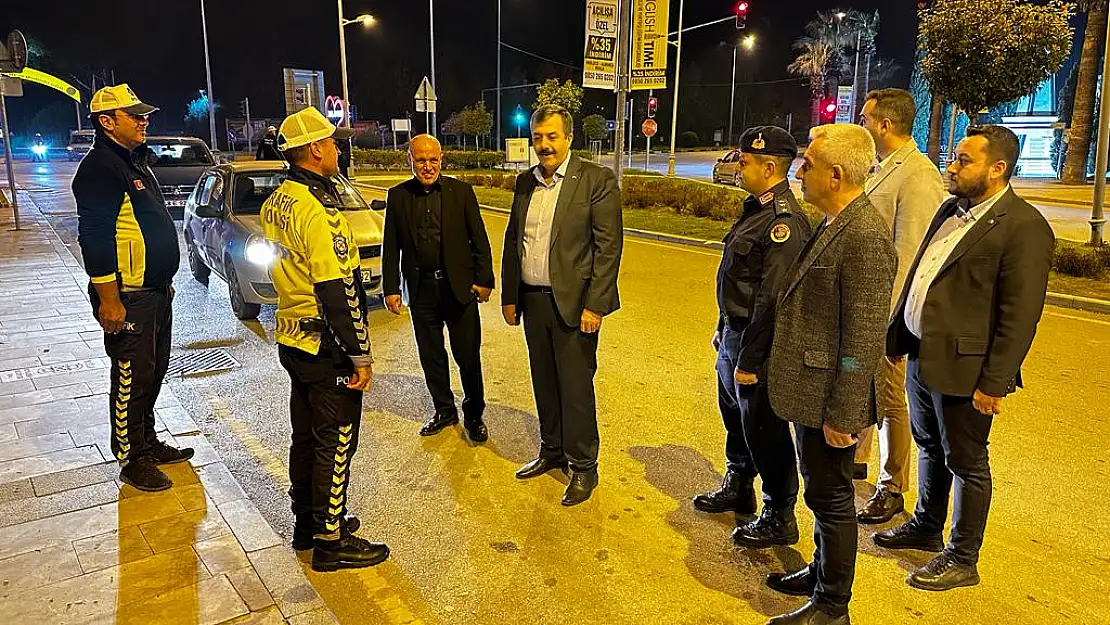 KAYMAKAM YAKUTA'DAN YOL KONTROLLERİ DENETİMİ
