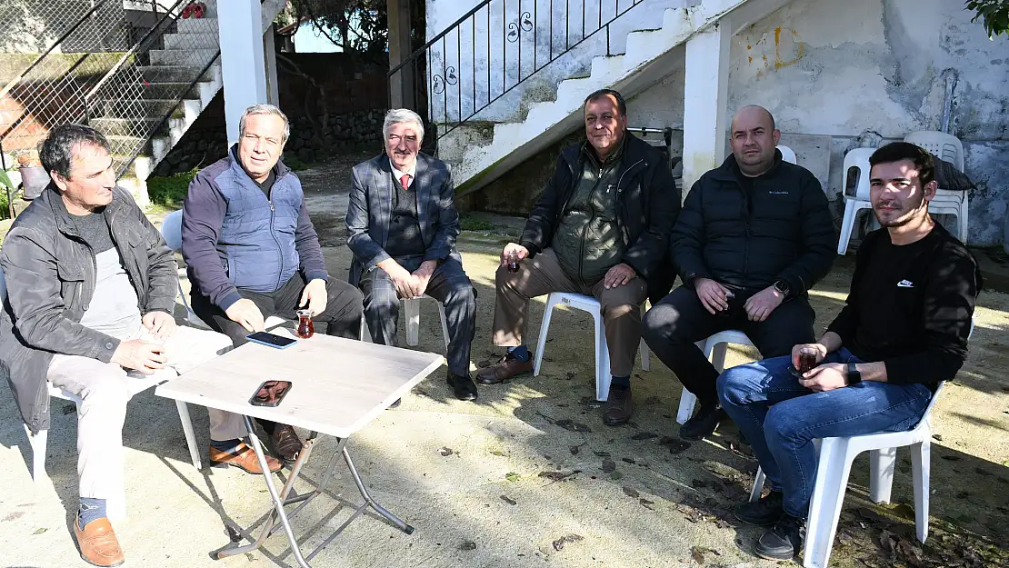 BAŞKAN CEYLAN MUHTARLARI ZİYARET ETTİ