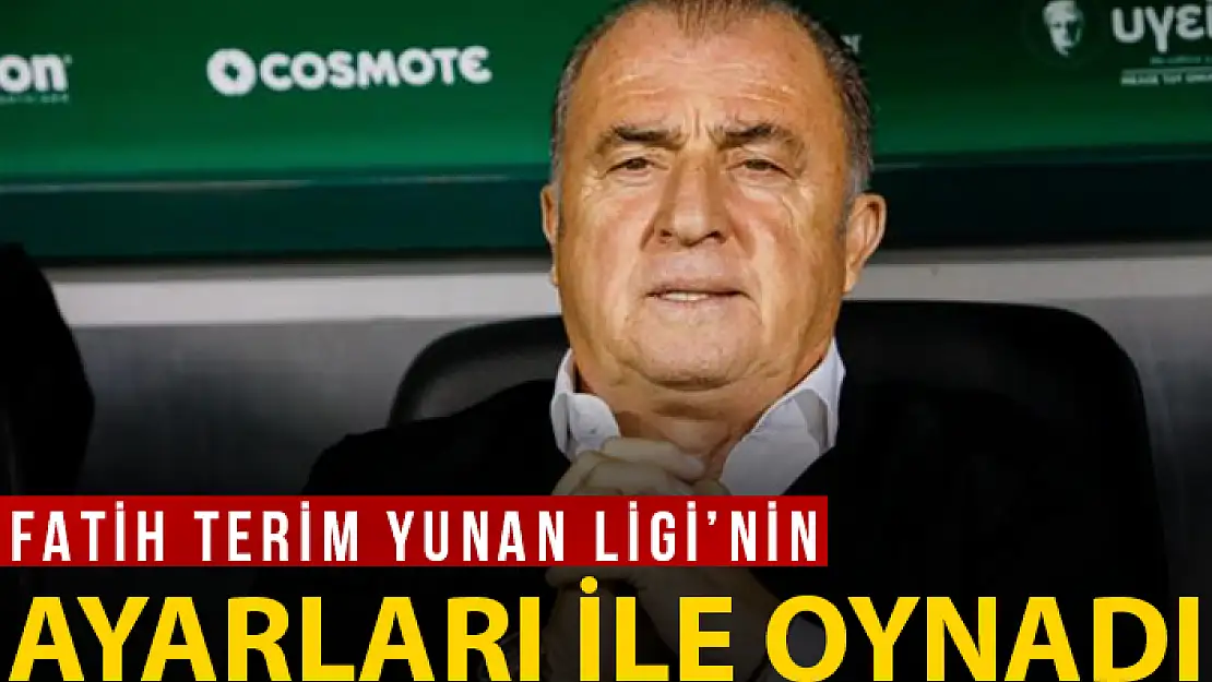 FATİH TERİM LİG'İN AYARLARI İLE OYNADI!