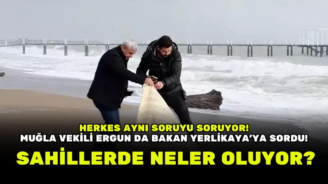 HERKES AYNI SORUYU SORUYOR, VEKİL DE SORDU! SAHİLLERDE NELER OLUYOR?