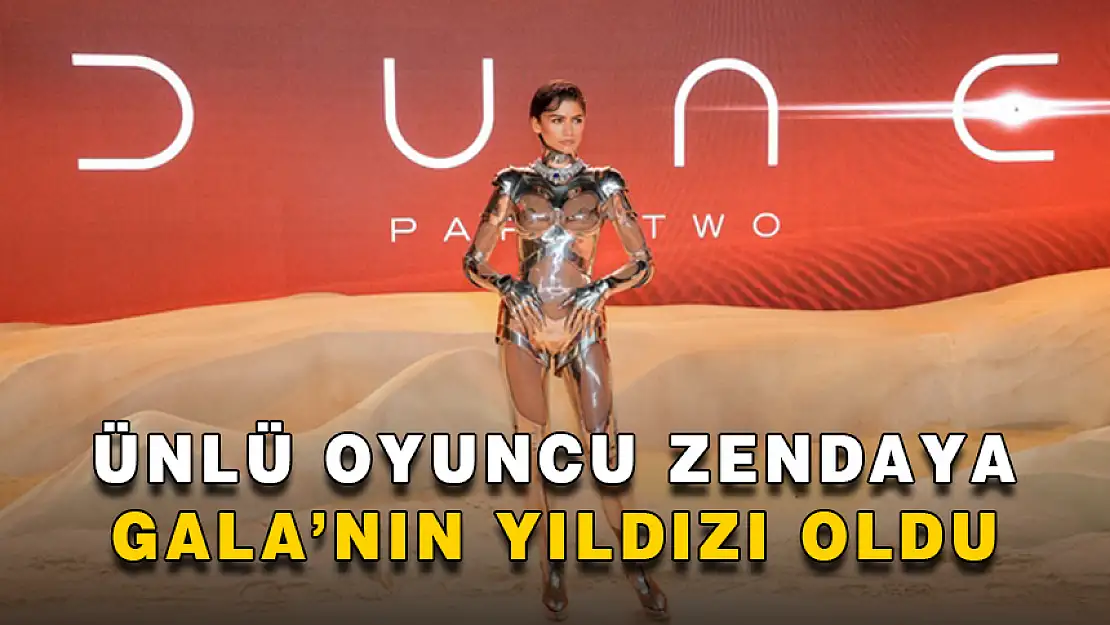 ÜNLÜ HOLLYWOOD YILDIZI ZENDAYA TÜM BAKIŞLARI ÜZERİNDE TOPLADI