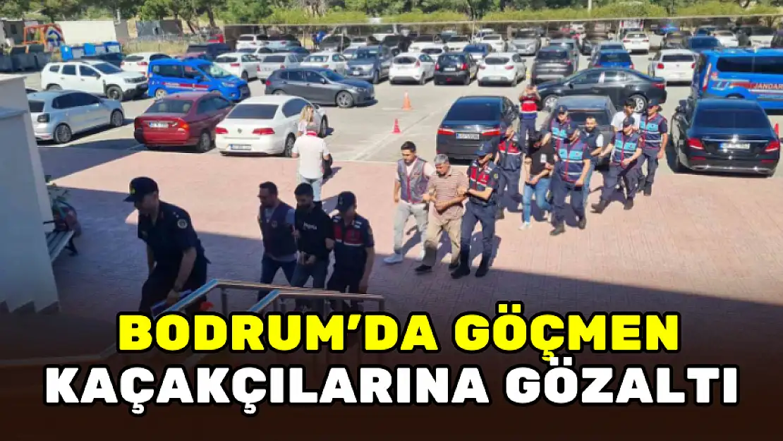 GÖZALTINA ALINAN GÖÇMEN KAÇAKÇILARI ADLİYEYE ÇIKARTILDI