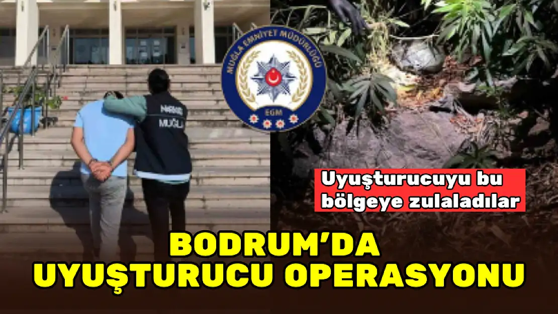 UYUŞTURUCU OPERASYONUNDA 2 GÖZALTI