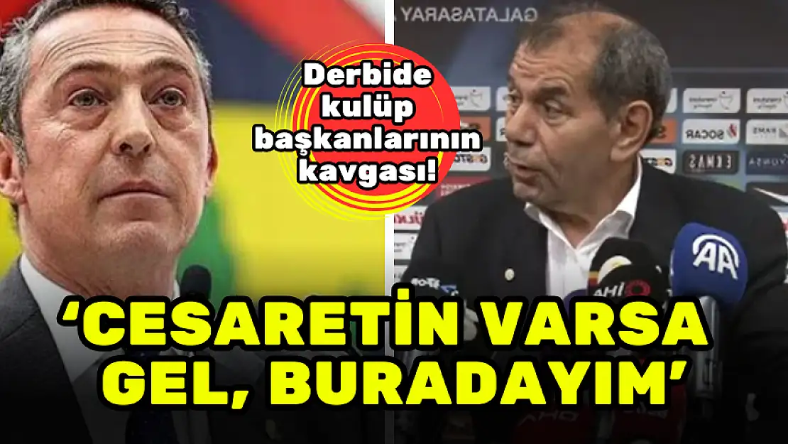 DURSUN ÖZBEK'TEN ALİ KOÇ'A: CESARETİN VARSA GEL, BURADAYIM