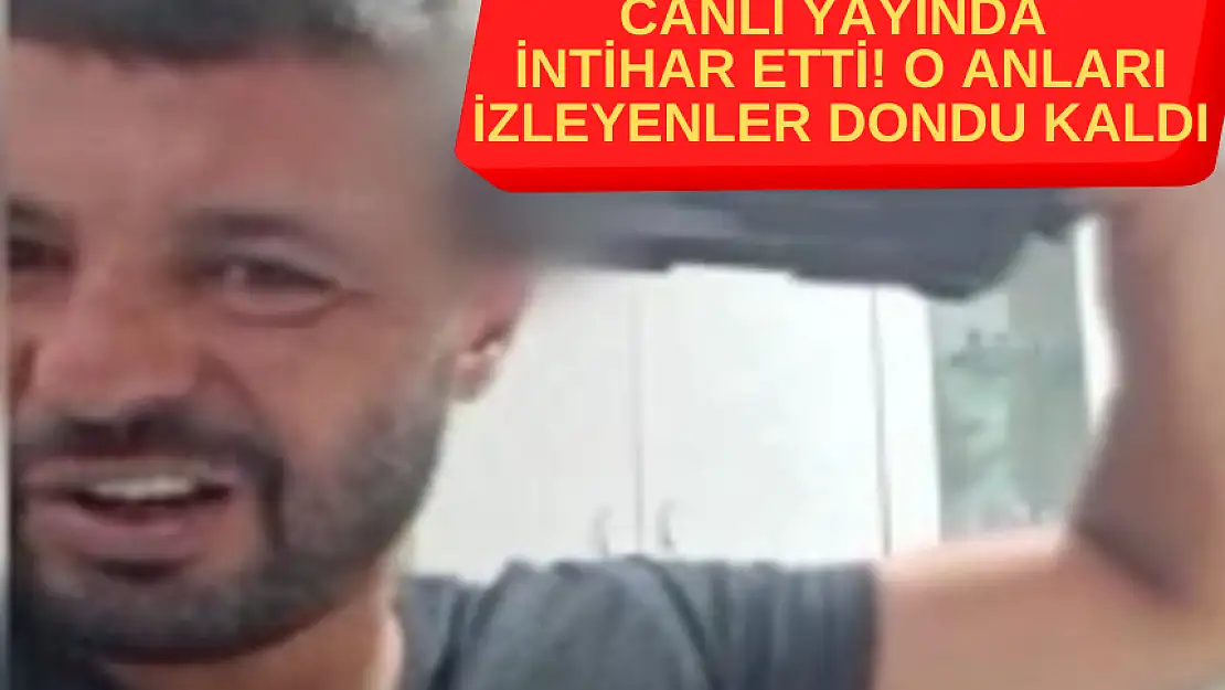 CANLI YAYINDA  İNTİHAR ETTİ! O ANLARI İZLEYENLER DONDU KALDI