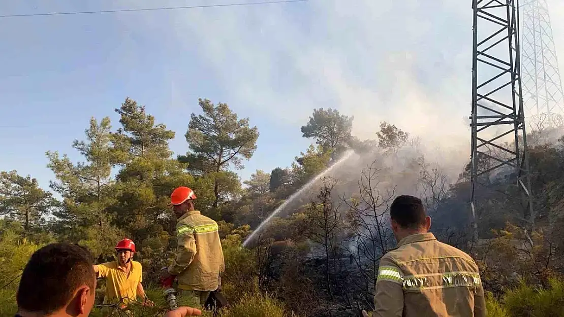 MUĞLA'DAKİ ORMAN YANGINI KONTROL ALTINDA