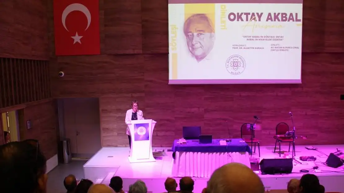 OKTAY AKBAL VEFATININ 9. YILINDA SÖYLEŞİ ETKİNLİĞİYLE ANILDI