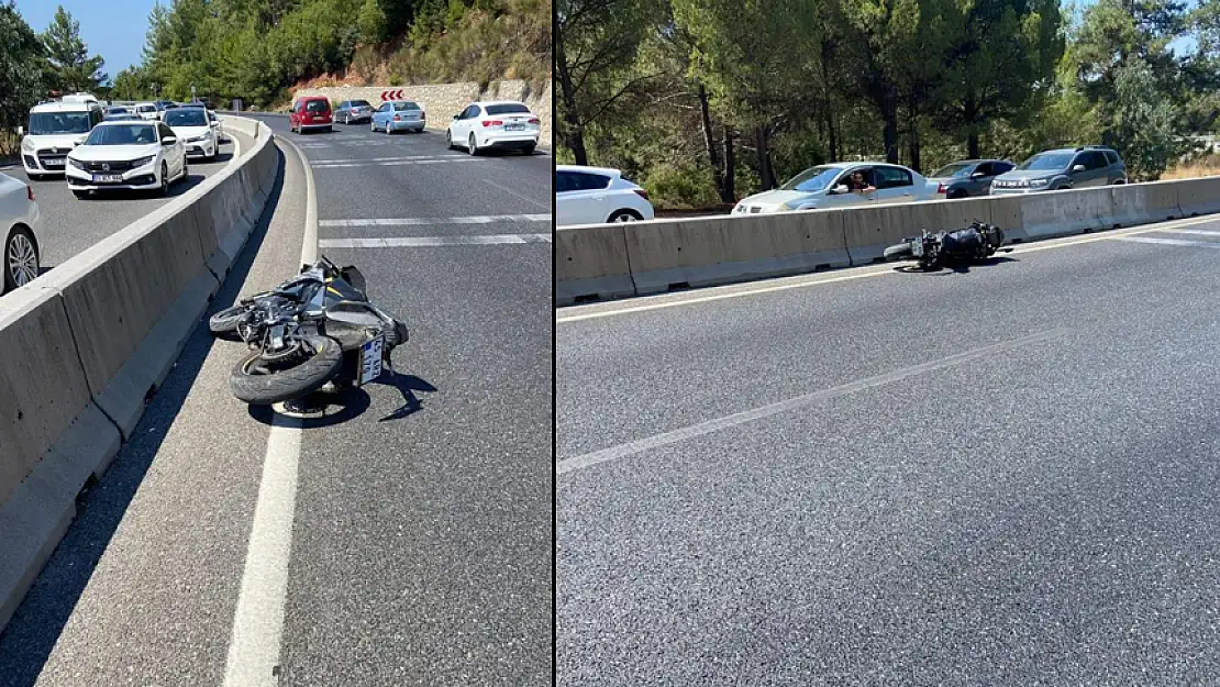 YİNE SAKAR RAMPASI YİNE KAZA! MOTOSİKLET SÜRÜCÜSÜ ÖLÜMDEN DÖNDÜ