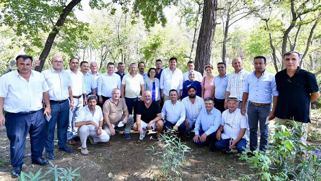 FETHİYE BELEDİYE BAŞKANI ALİM KARACA 41 MAHALLE MUHTARIYLA BİR ARAYA GELDİ