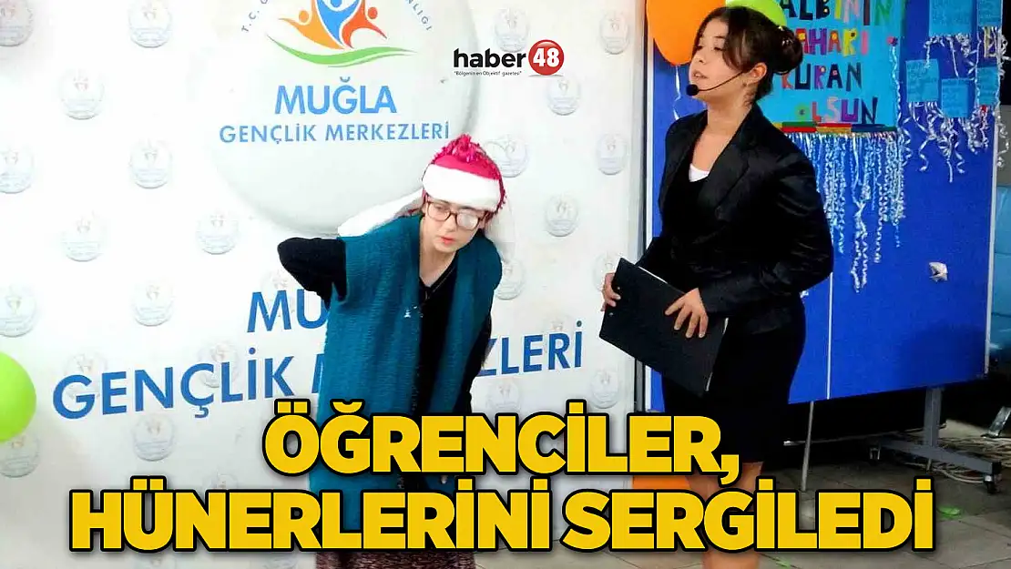 ÖĞRENCİLER, HÜNERLERİNİ SERGİLEDİ