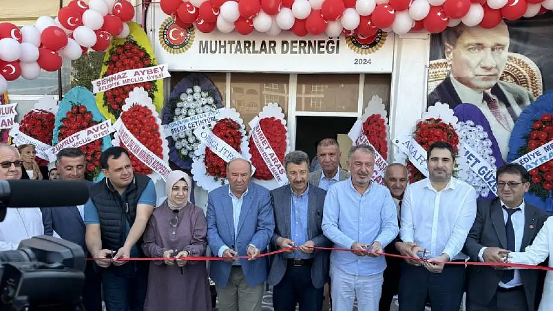 Ortaca Muhtarlar Derneği törenle açıldı