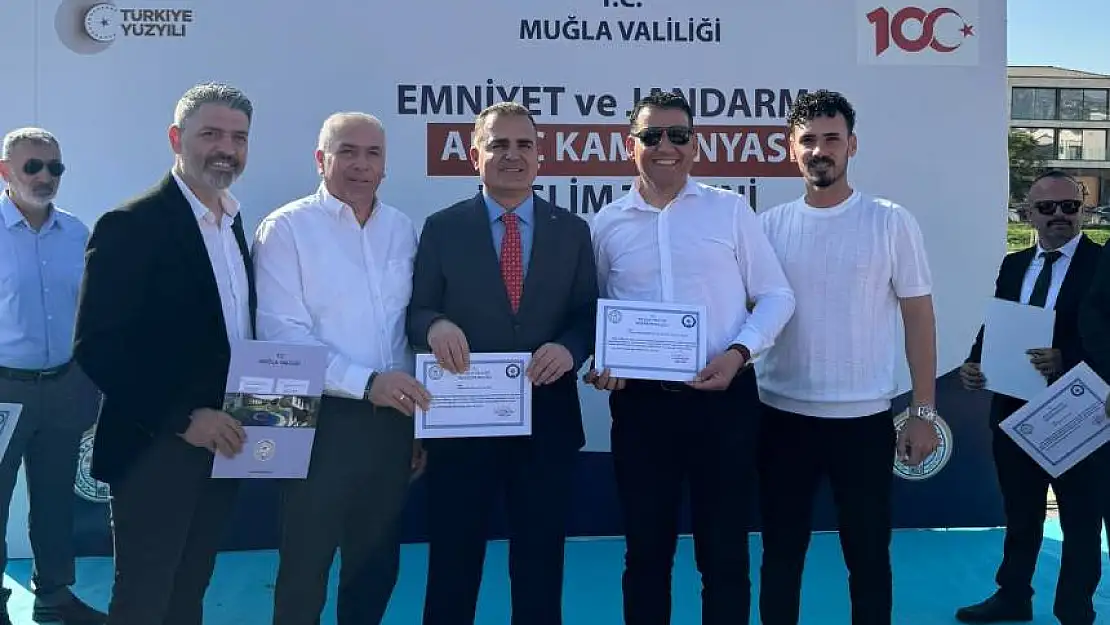 Turanlar Şirketler Grubu'na Muğla Valiliğinden teşekkür