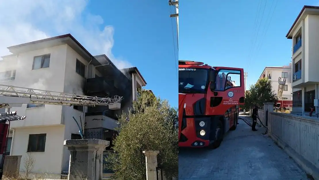 Yatağan'da çıkan ev yangını korkuttu!