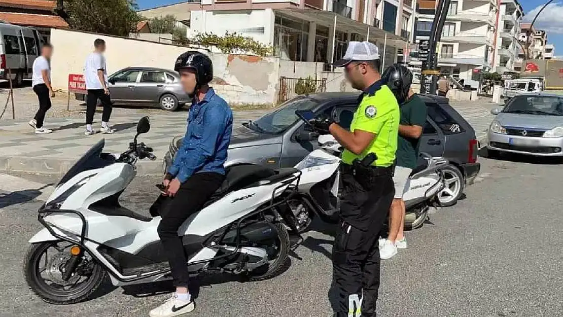 Yatağan'da trafik denetimi: 305 sürücüye 775 bin TL ceza kesildi