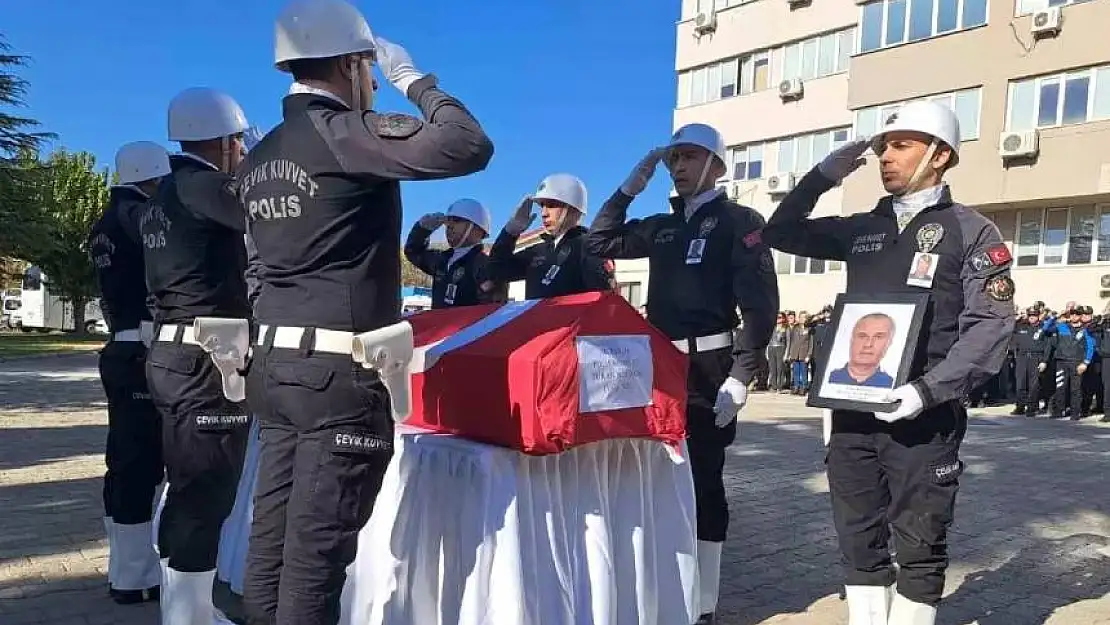 Muğla'da hayatını kaybeden polis memuru törenle son yolculuğuna uğurlandı