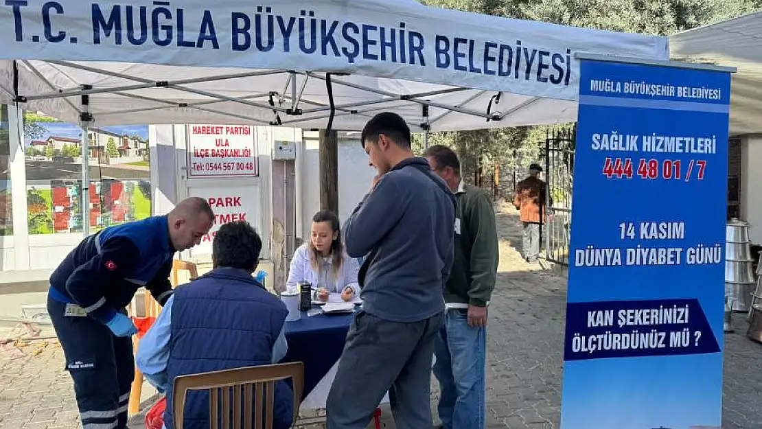 Muğla'nın 13 ilçesinde Şeker Ölçüm ve Diyabet Farkındalık Eğitimi