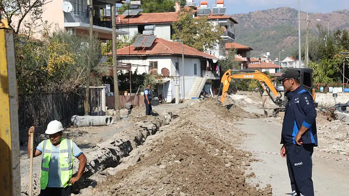 Ortaca'da içme suyu hatları baştan sona yenileniyor