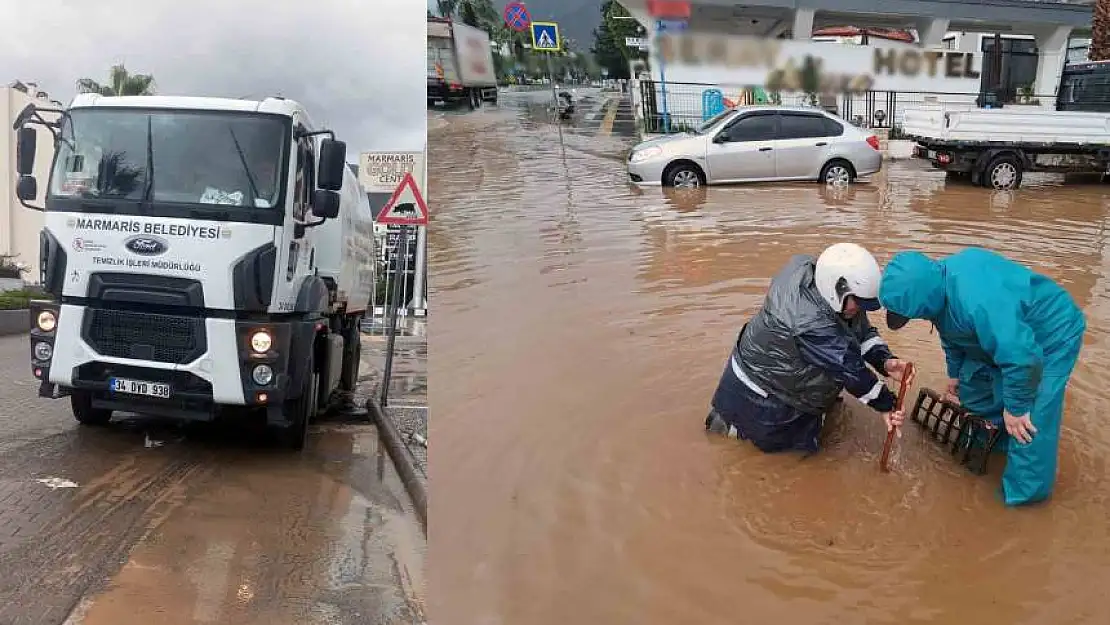 Muğla'nın en fazla yağış alan ilçesi Marmaris oldu! Metrekareye 158.2 m3 yağmur düştü