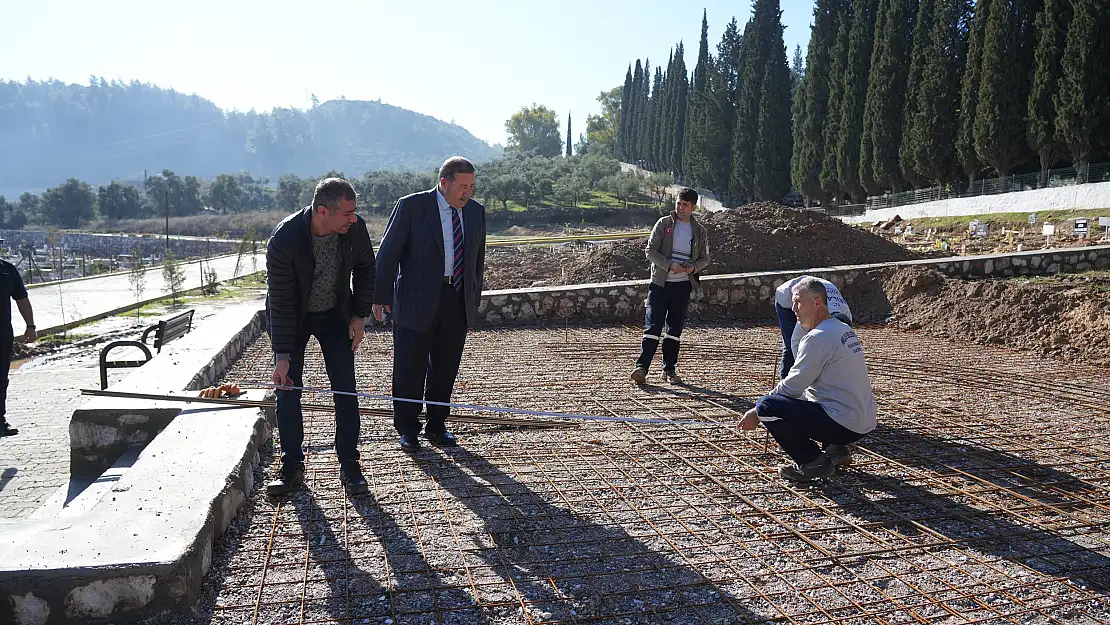 Milas Belediyesi Şehitlik Anıtı çalışmalarını hızlandırdı