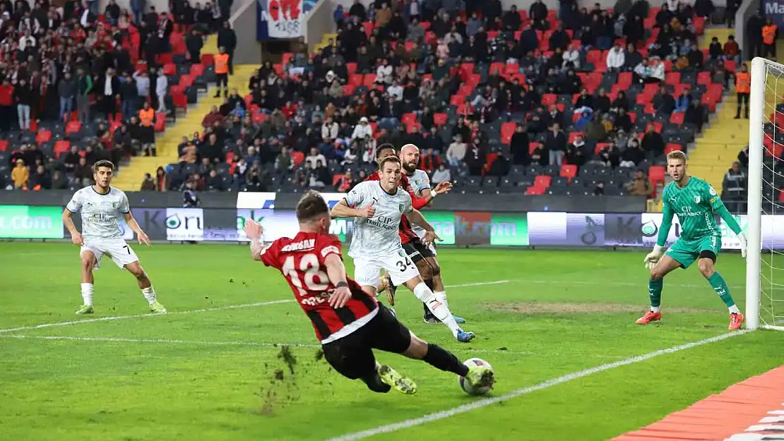 Bodrum FK, Gaziantep deplasmanında gol bulamadı