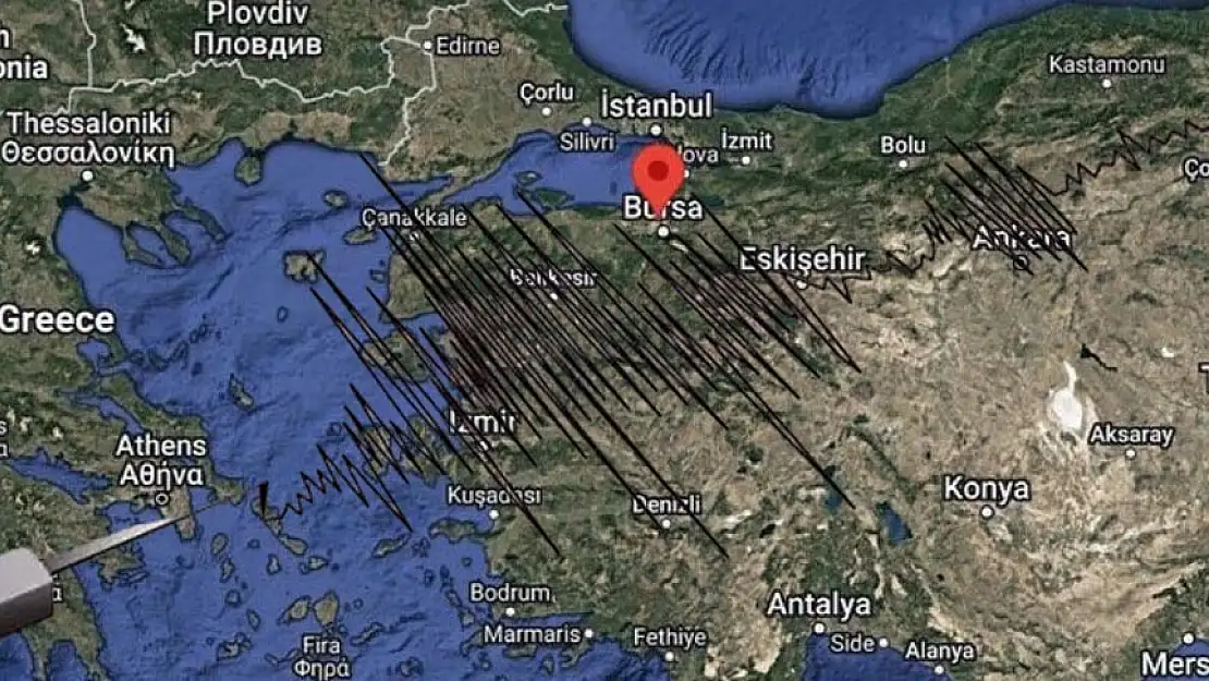 Bursa'da korkutan deprem: Şiddetli sallandı!