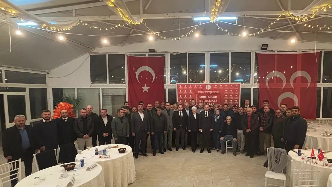 MHP Muğla İl Başkanı Demirel, Dalaman'da muhtarlarla buluştu