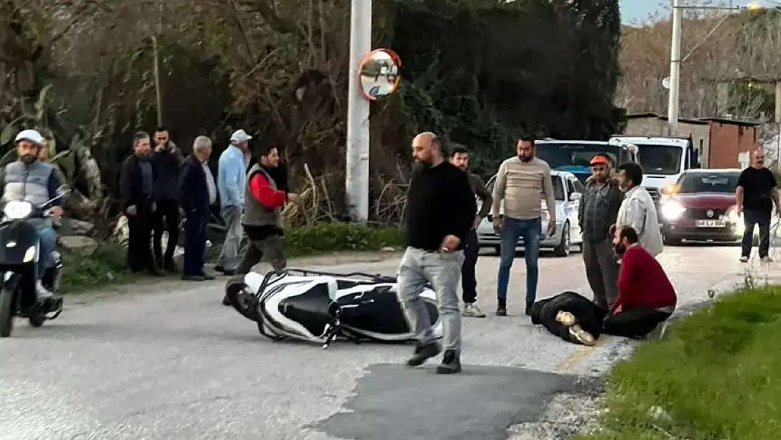 Milas'ta motosiklet kazası: Sürücü ağır yaralandı