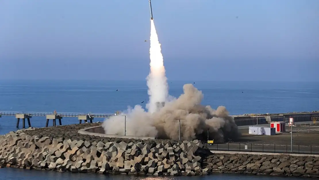 En uzun menzilli füzenin test atışı Rize'den yapıldı