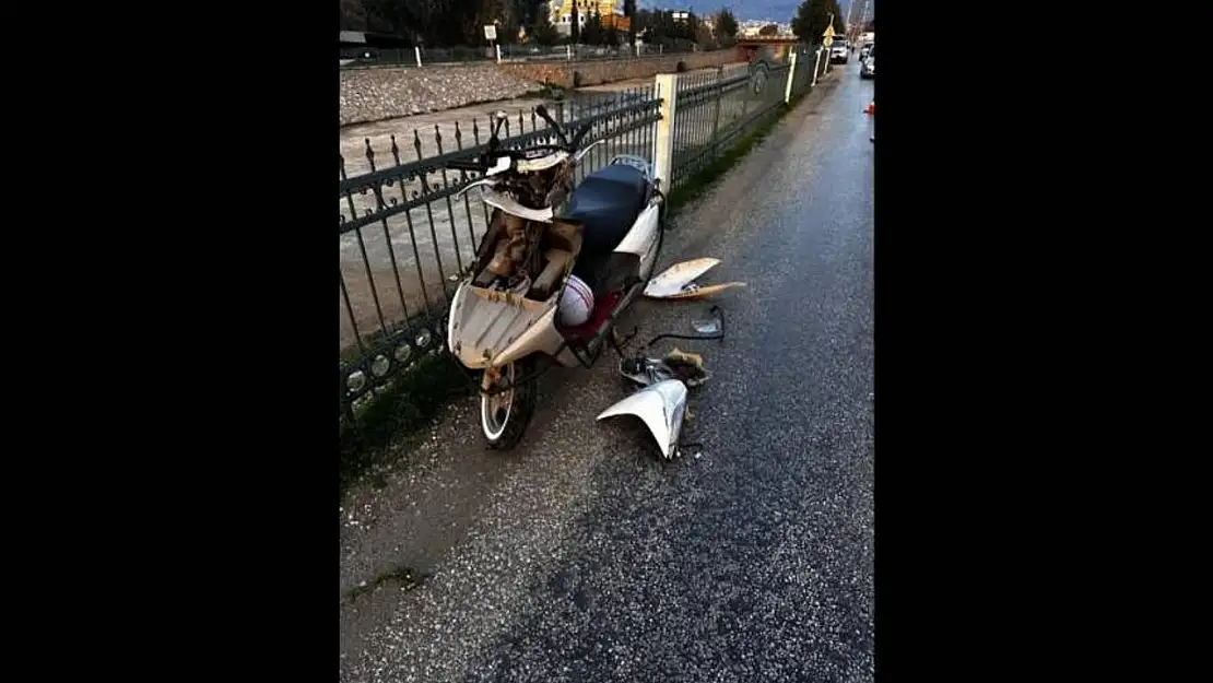 Fethiye'de kaza Motosiklet sürücüsü çocuk, hayatını kaybetti