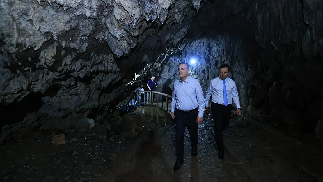 Vali Akbıyık, Yerküpe Mağarası ve Mesire Alanı'nı ziyaret etti