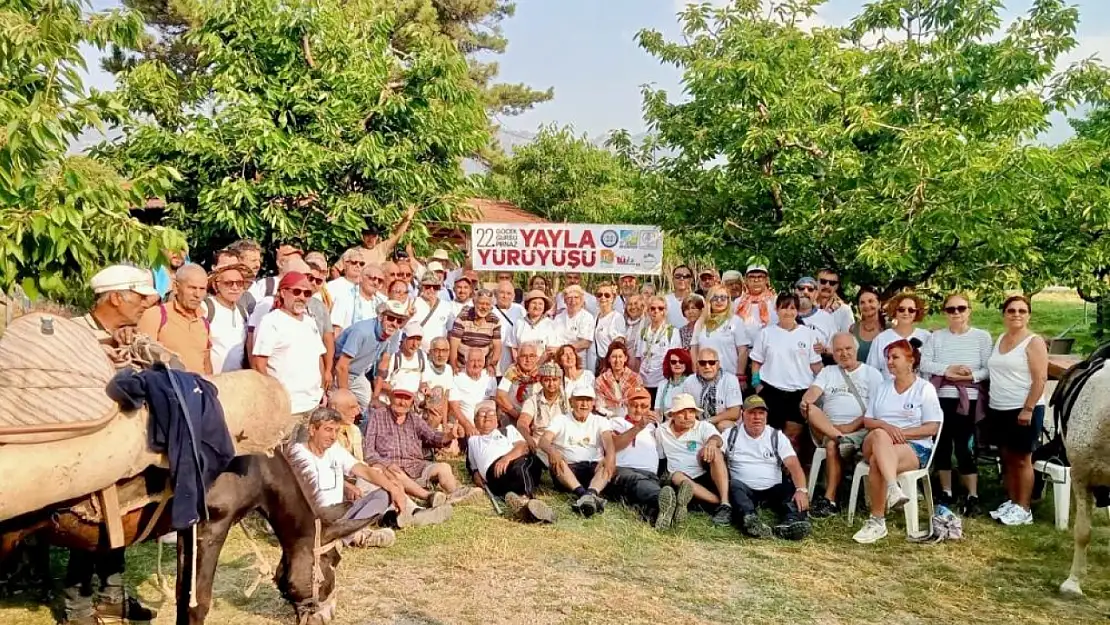 Yörükler Fethiye'de 100 kilometrelik kültür yürüyüşü yaptı