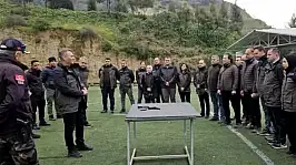 Orman personeline silah bakımı ve kullanma eğitimi