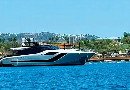 Bakan Mehmet Nuri Ersoy'un lüks yatı Bodrum'da görüntülendi