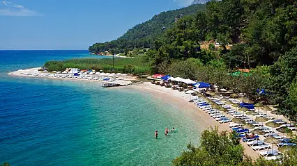 Sıcaklar planları değiştirdi! Muğla'da denize girişler akşama kaldı