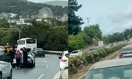 Muğla'da zincirleme kaza: Trafik durdu
