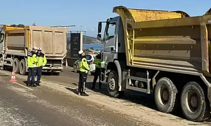 Bodrum'da yasakların bitmesiyle hafriyat kamyonu ve beton mikserlerine ceza yağmuru