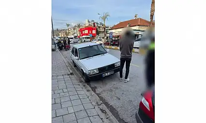 Fethiye'de drift yapan sürücüye 47 bin ceza kesildi, ehliyetine el konuldu